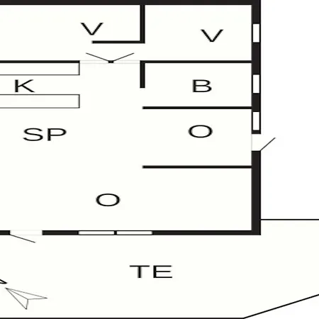 Casa de Férias 6 Person Holiday Home In Vaeggerlose